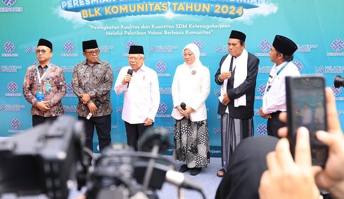 Melalui Blk Komunitas Wapres Pemerintah Miliki Komitmen Bangun Sdm