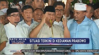 prabowo umumkan kemenangan